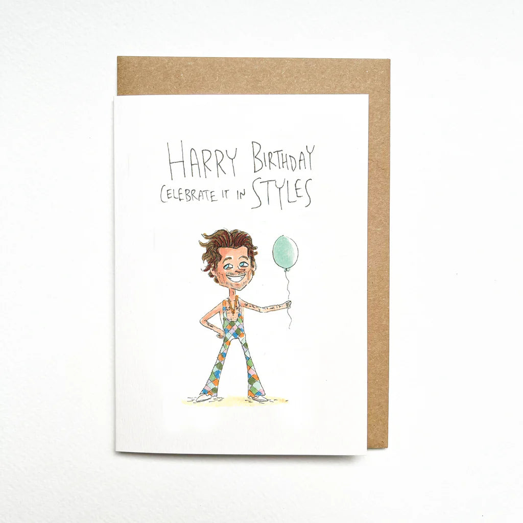 Harry Birthday, Celebrate in Styles- Well Drawn