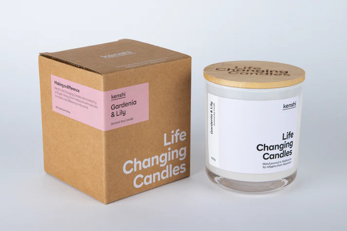 Gardenia & Lily 400g Candle