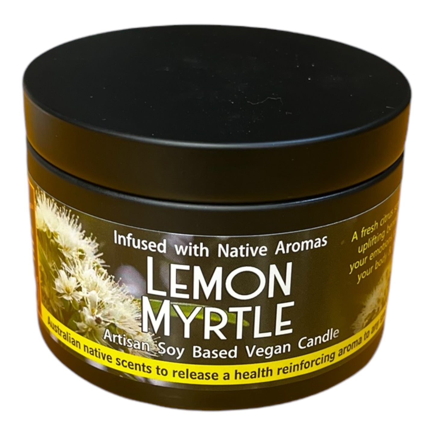Lemon Myrtle - 220g Native Candle Tin