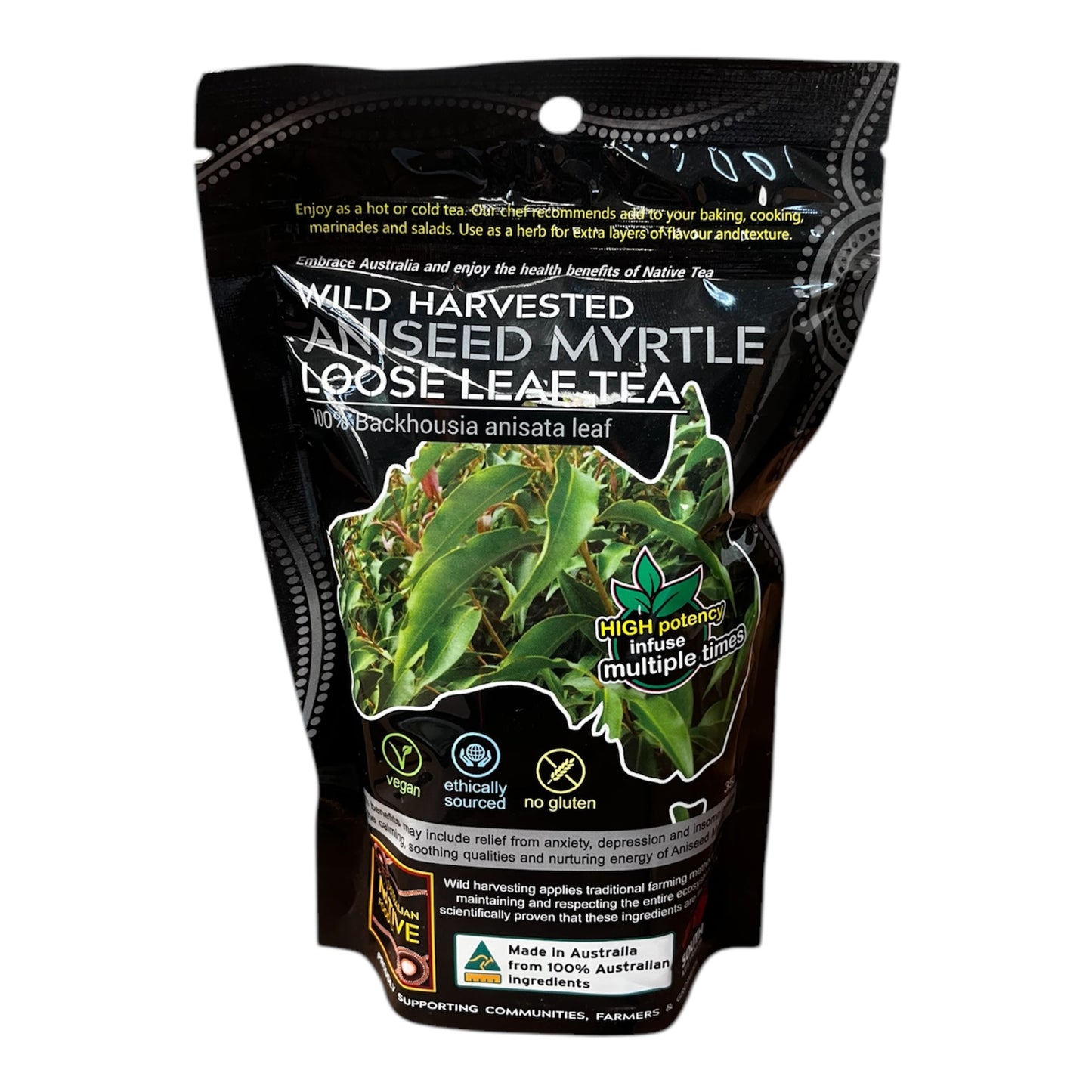 Aniseed Myrtle - Wild Harvested Loose Leaf Tea 35g