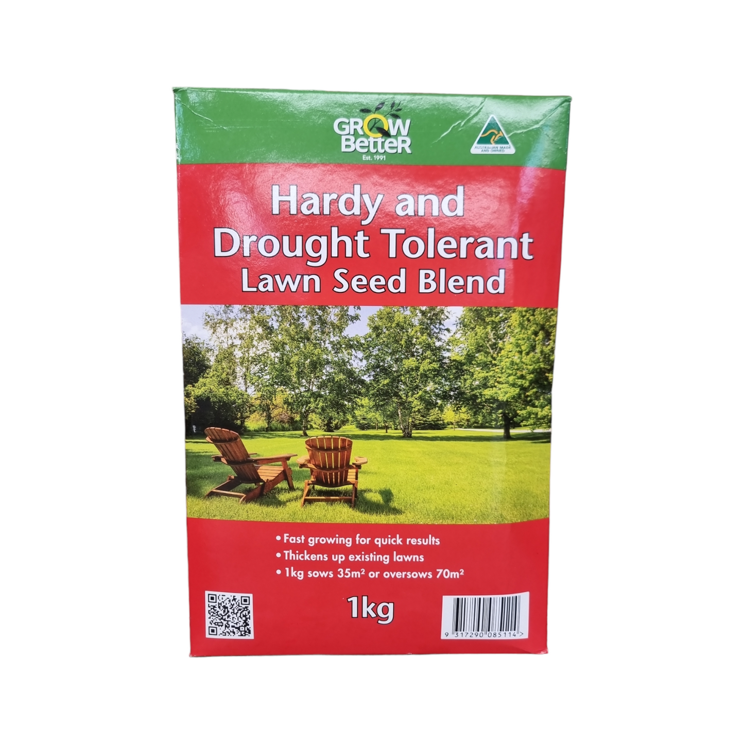 Hardy Drought Tolerant Lawn Seed 1kg