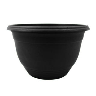 Hanging Basket Black No Saucer 200mm