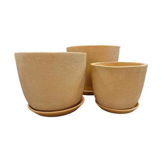 Soho Patio Pot Mustard - Various Sizes Sale