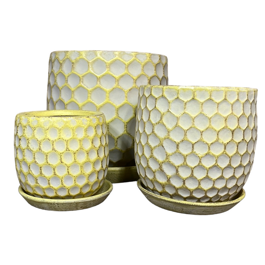 Manhattan Pot Yellow - Various sizes