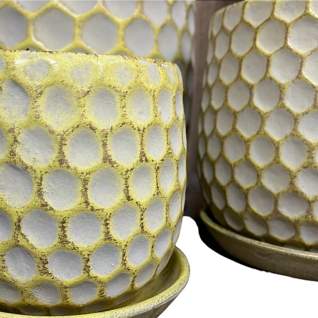 Manhattan Pot Yellow - Various sizes