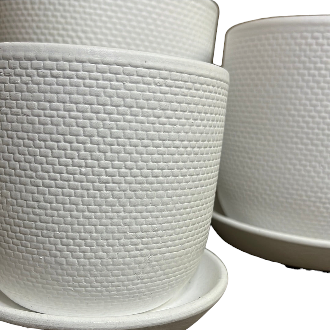 Soho Indoor Pot White - Various Sizes