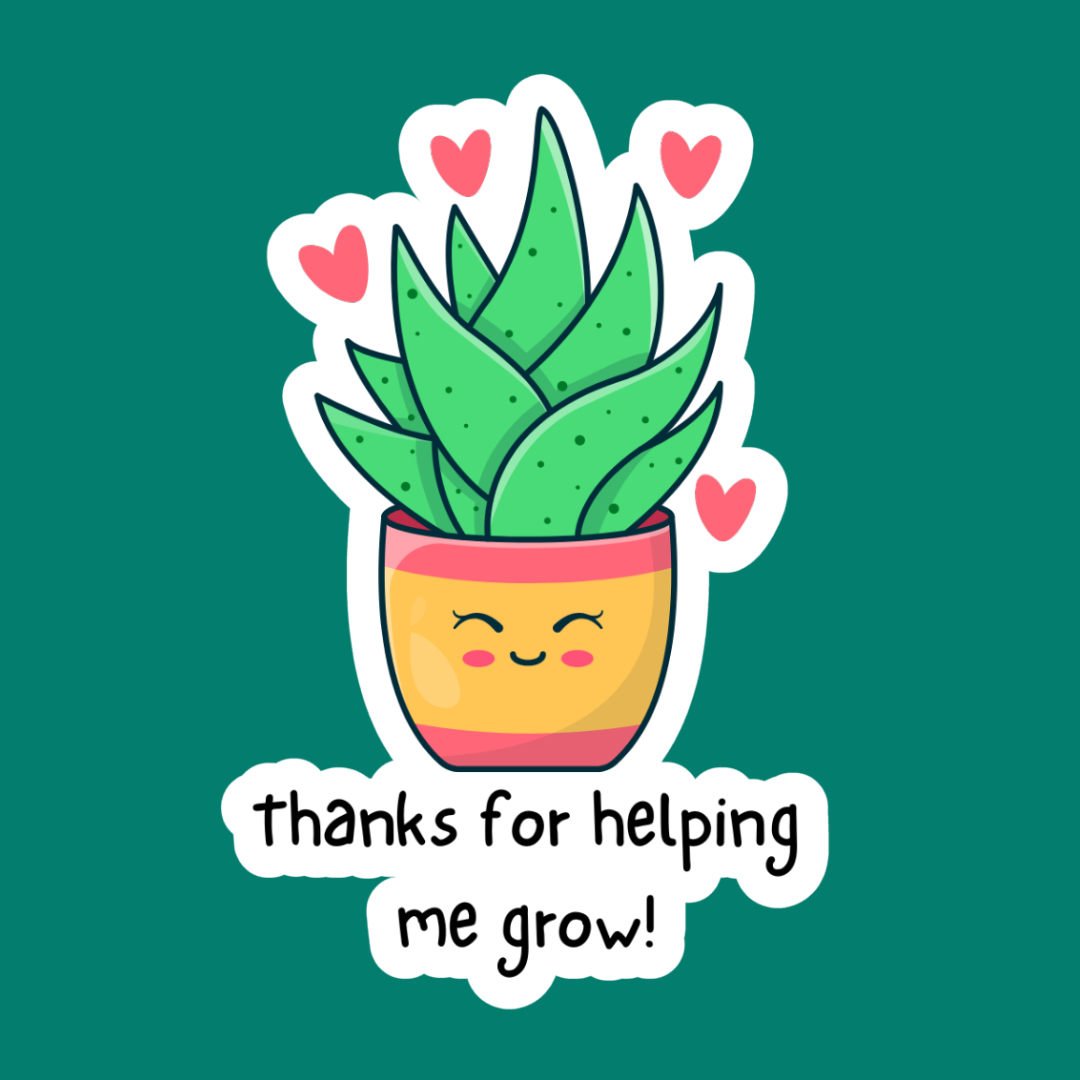 Plant Pun Vinyl Sticker