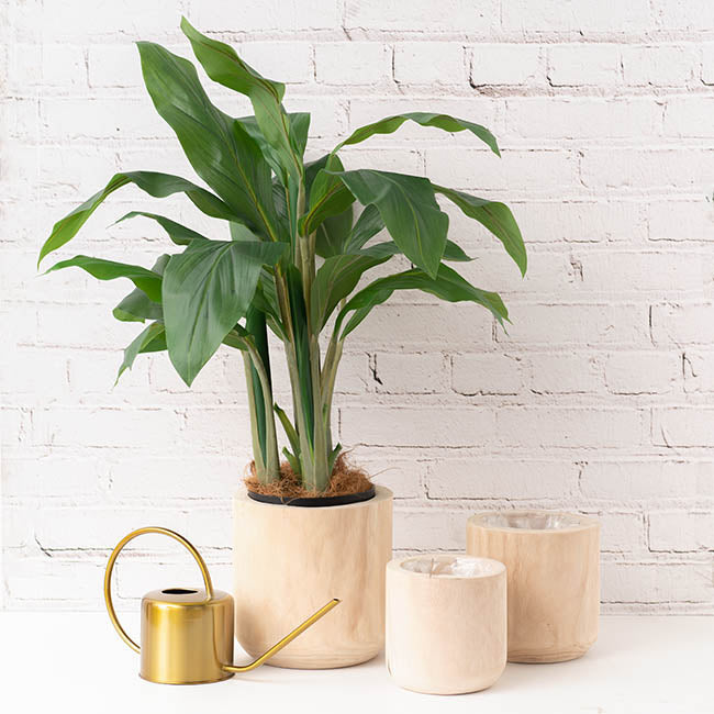 Wooden Cylinder Pot