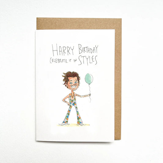 Harry Birthday, Celebrate in Styles- Well Drawn