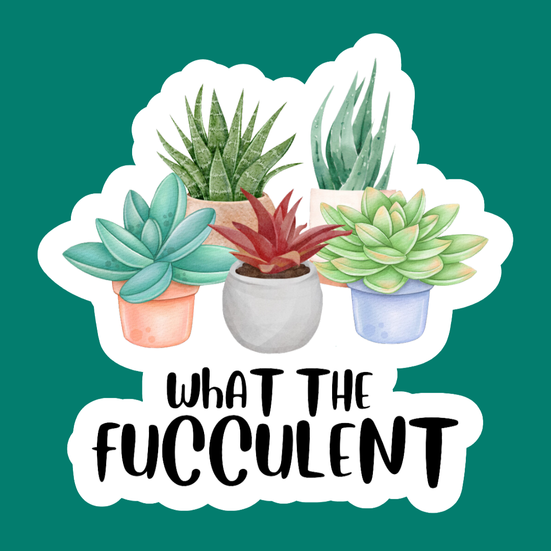 Plant Pun Vinyl Sticker