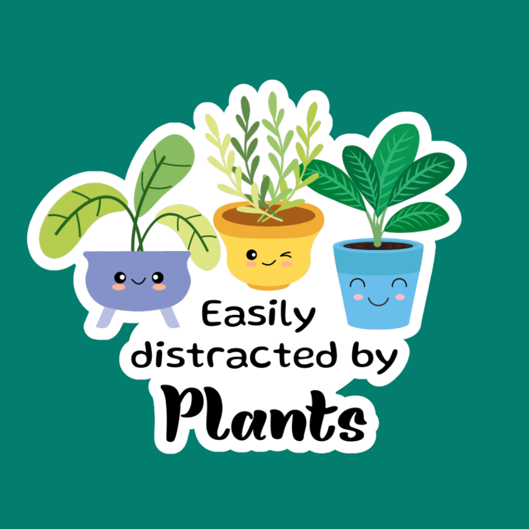 Plant Pun Vinyl Sticker