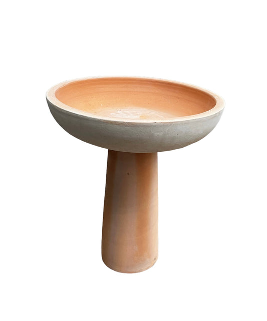 Kai Bird Bath Terracotta