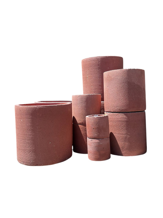 Sandstone Cylinder Plum - Various Sizes