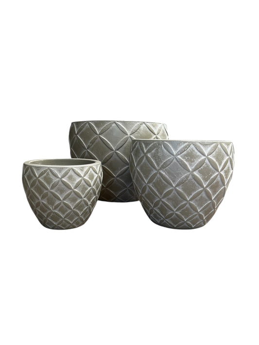 Jade Planter Olive Green - Various Sizes