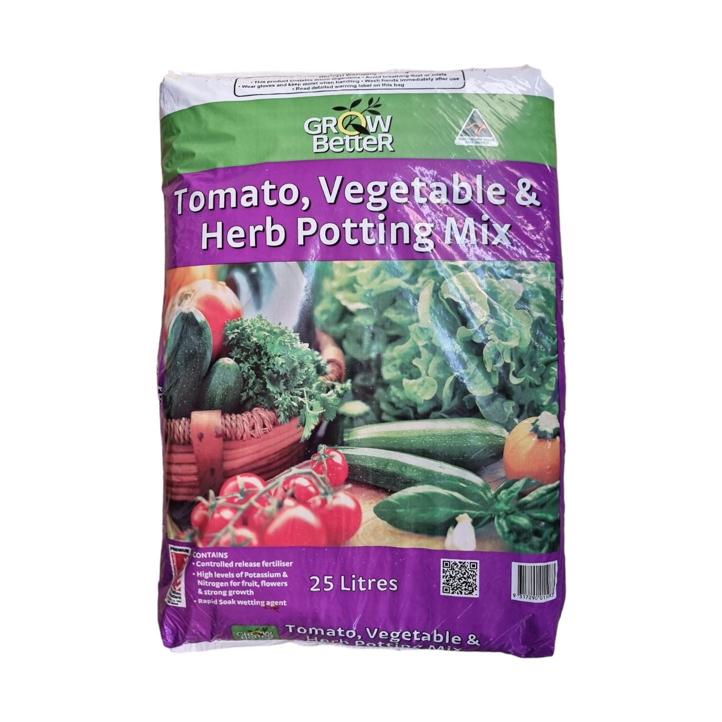 Tomato, Herb & Vegie Potting Mix 25L