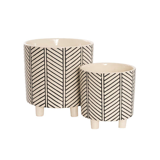 Home Accents Plant Pot Black Arrow