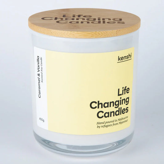 Caramel & Vanilla 400g Candle