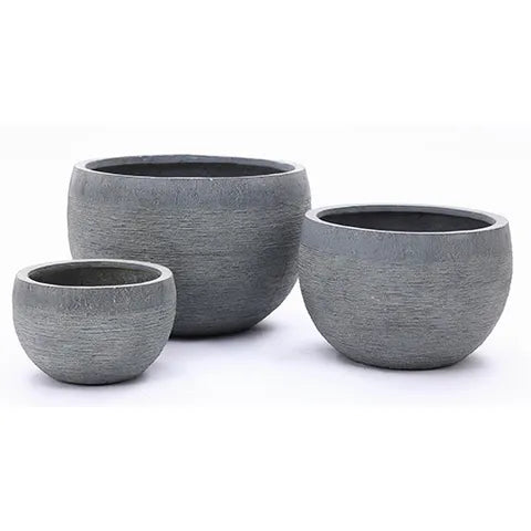 Java Planter 'Black' Various Sizes