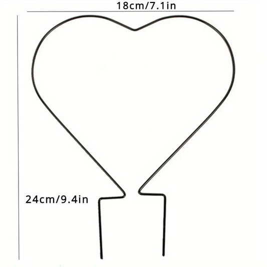 Heart-Shaped Plant Climbing Frame 18cm