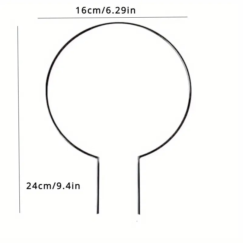 Round-Shaped Plant Climbing Frame 16cm