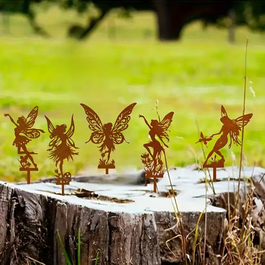 Rustic style Fairy Stake Assorted 20cm