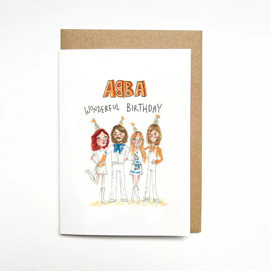 ABBA Wonderful Birthday - Well Drawn