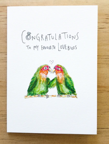 Congratulations To My Two Favourite Lovebirds - Well Drawn