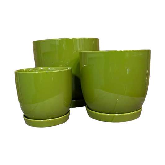 Yensi Egg Pot Green - Various Sizes