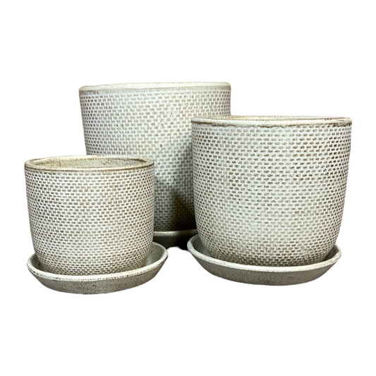 Soho Indoor Pot Ivory - Various Sizes