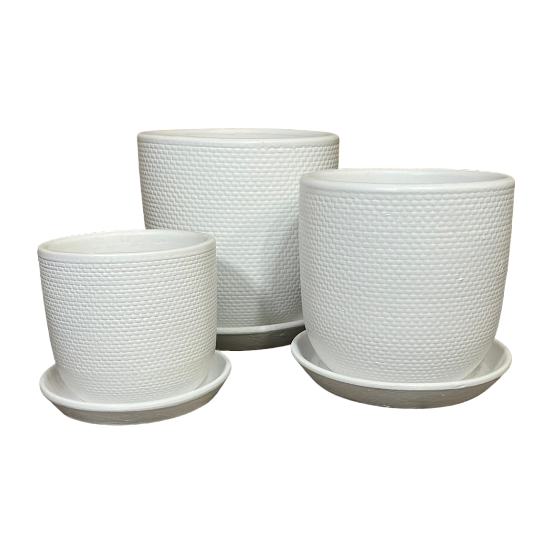 Soho Indoor Pot White - Various Sizes