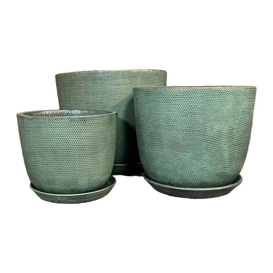 Soho Patio Pot Green - Various Sizes