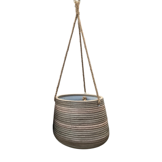 Tiki Hanger Pot Walnut - Various Sizes