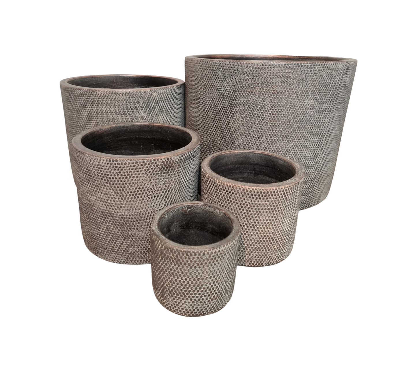 Allure Cylinder Pot Copper - Various Sizes
