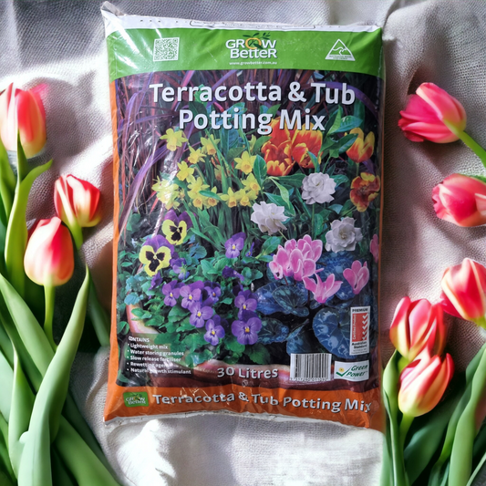 Terracotta and Tub  Potting Mix - 30L