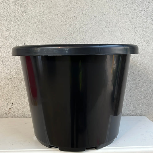 Slimline Pot Black 400mm